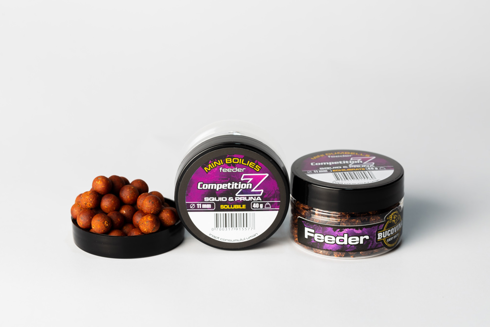 Mini Boilies Solubil Bucovina Baits, Competition Z, 11mm, 40g