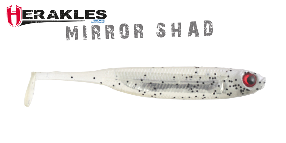 MIRROR SHAD 3.8 10cm GHOST