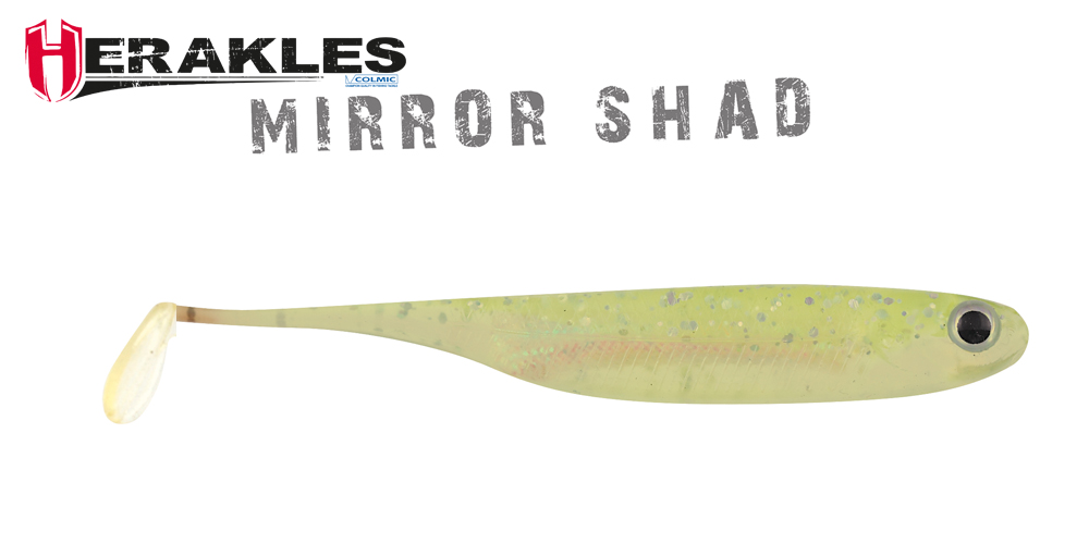 MIRROR SHAD 3.8 10cm GHOST CHARTREUSE