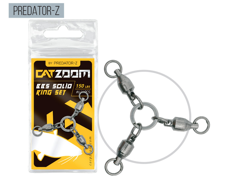MONTURA PREDATOR-Z CATZOOM BBS SOLID RING SET 150lbs #6 3cm