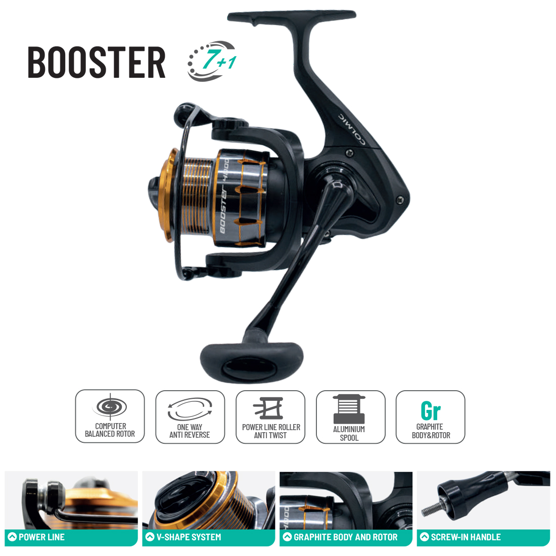 MULINETA BOOSTER FD 5000 7+1BB
