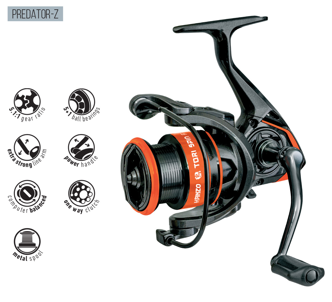 MULINETA PREDATOR-Z HANZO TORI SPIN FD4000 6 rulmenti