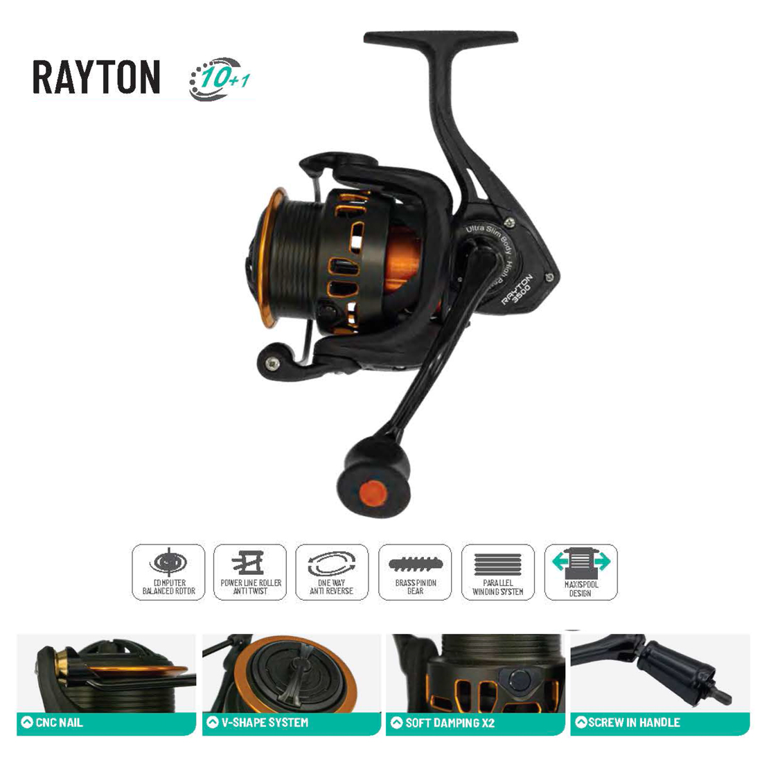 MULINETA RAYTON 3500 FD 10+1BB