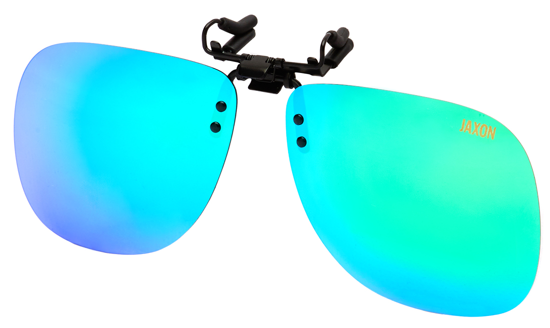 OCHELARI CLIP ON POLARIZANTI JAXON X02 SMZ GREEN MIRROR
