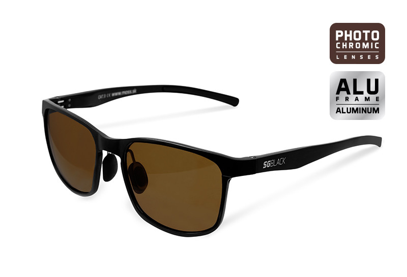 Ochelari de soare fotocromatici Delphin SG BLACK lentile maro