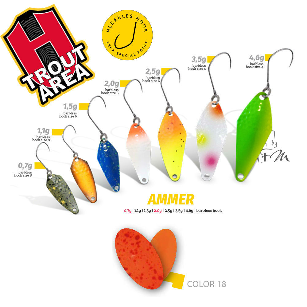 OSCILANTA AMMER 1.1gr Culoare 18 Orange Red Flakes