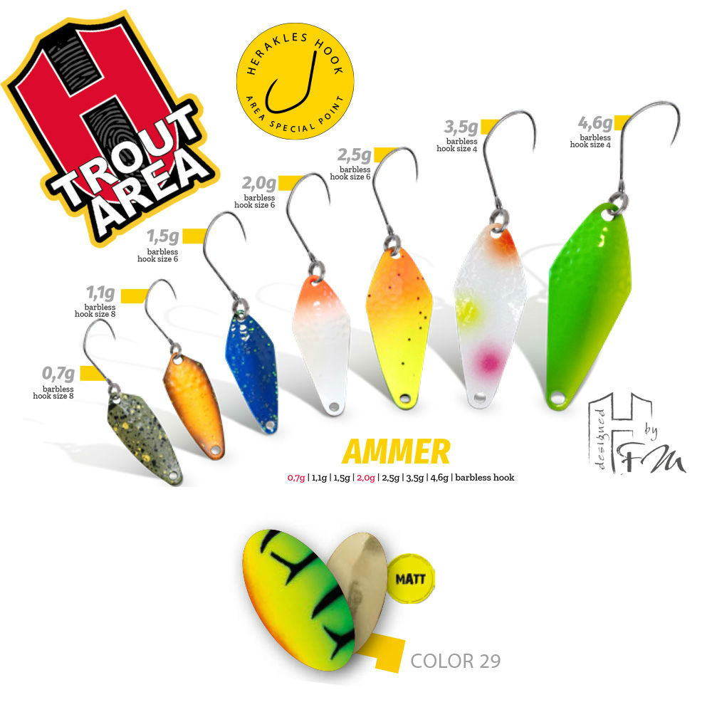 OSCILANTA AMMER 2.5gr Culoare 29 Matt Firetiger/Gold