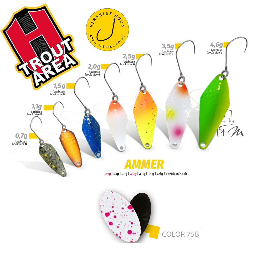 OSCILANTA AMMER 2.5gr Culoare 75B Reaction White