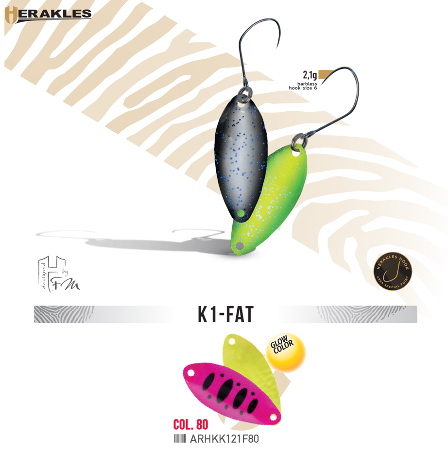 OSCILANTA K1 FAT 2.1gr Culoare 80 Glow