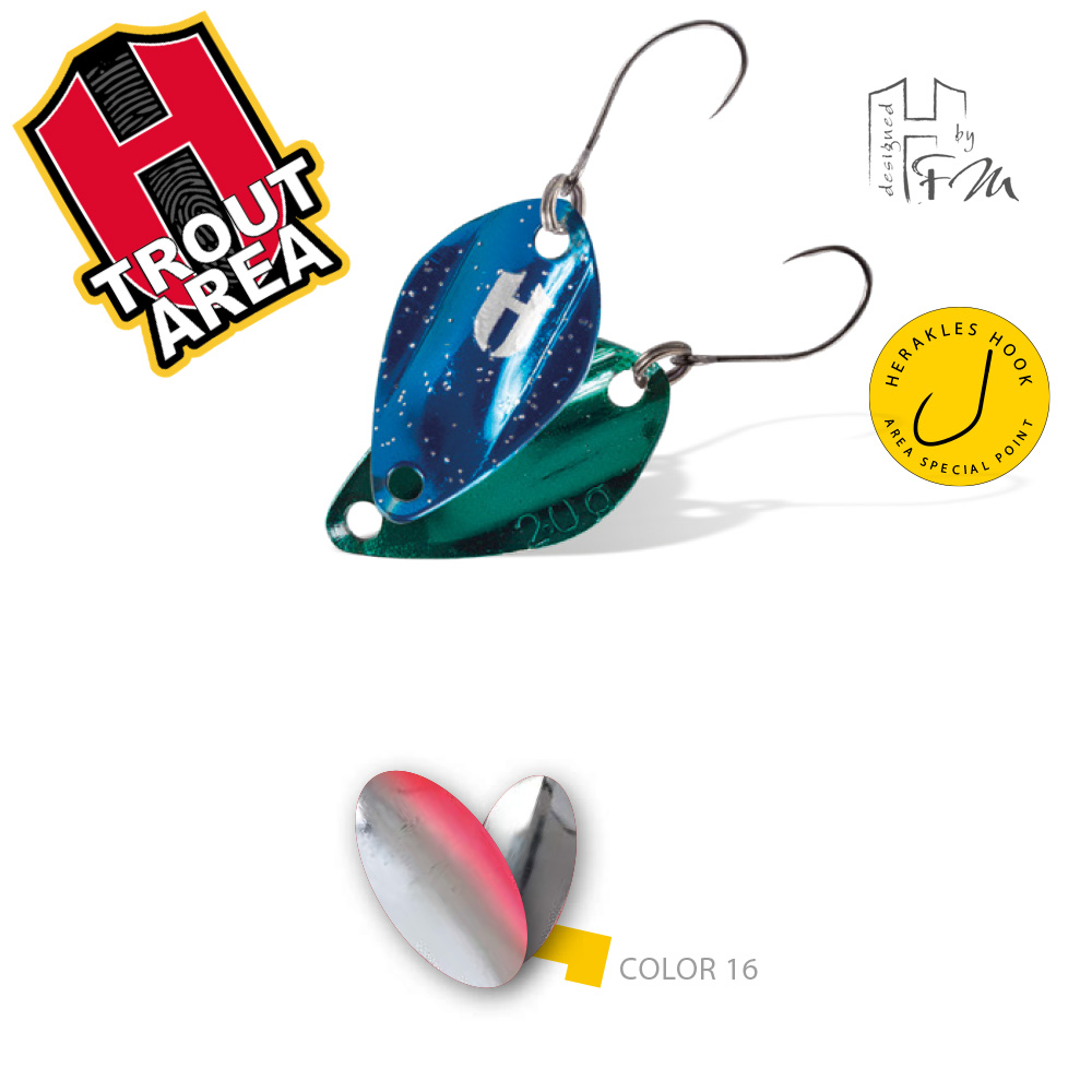 OSCILANTA RUCK SPOON 2.0gr Culoare 16 Silver/Red