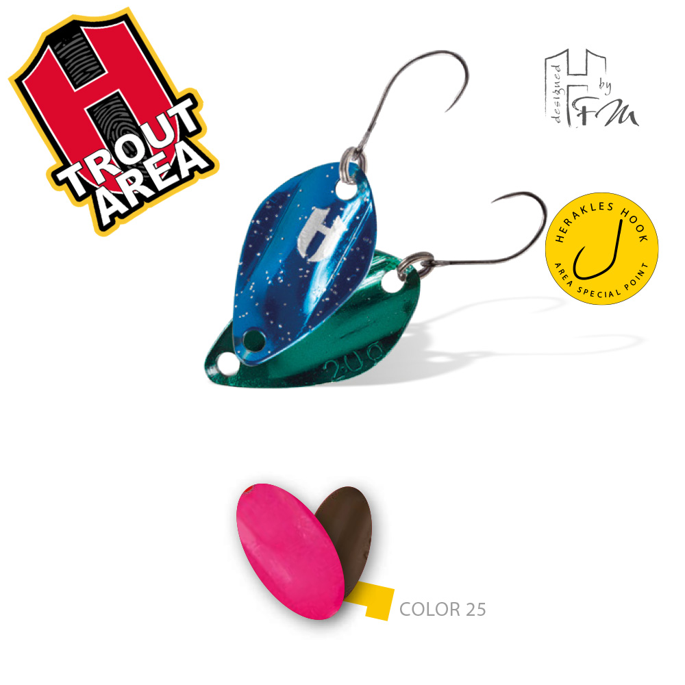 OSCILANTA RUCK SPOON 2.0gr Culoare 25 Pink/Brown