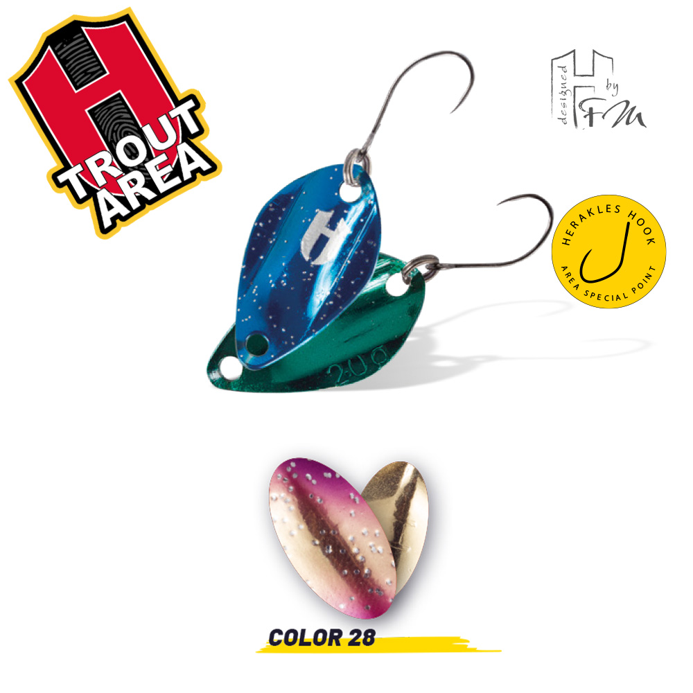 OSCILANTA RUCK SPOON 2.0gr Culoare 28 Golden Trout
