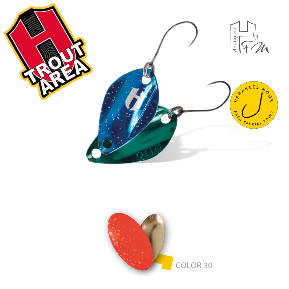 OSCILANTA RUCK SPOON 2.0gr Culoare 30 Orange Gold