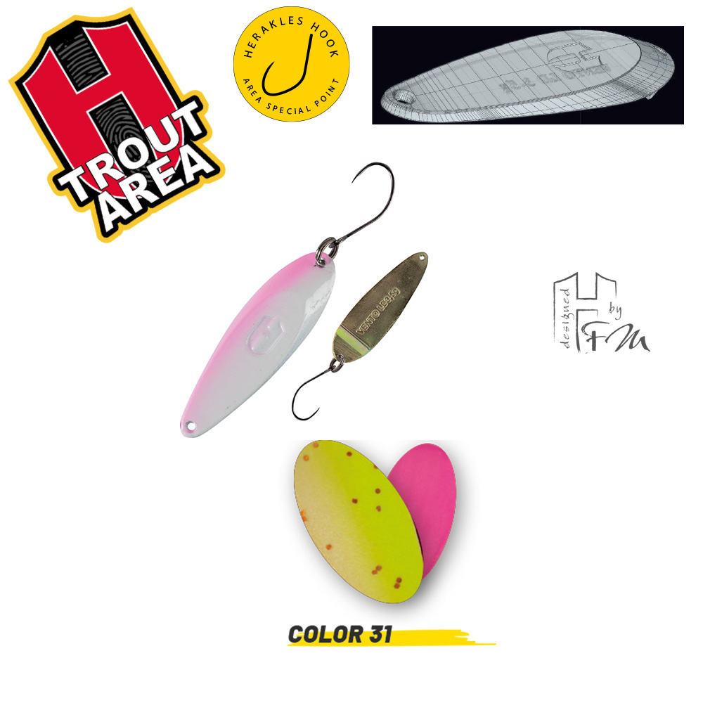 OSCILANTA VENTO LD 3.5gr Culoare 32 Black Chartreuse