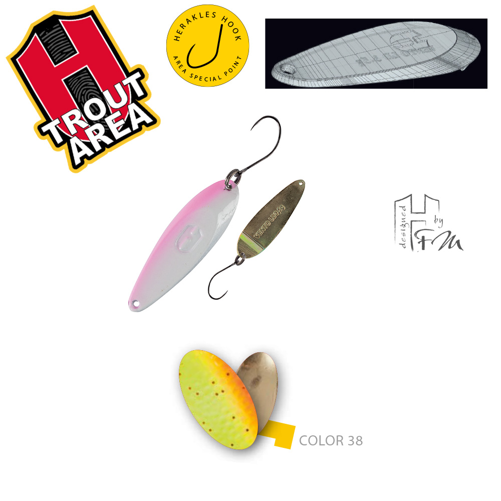 OSCILANTA VENTO LD 3.5gr Culoare 38 Chartreuse Orange/Gold