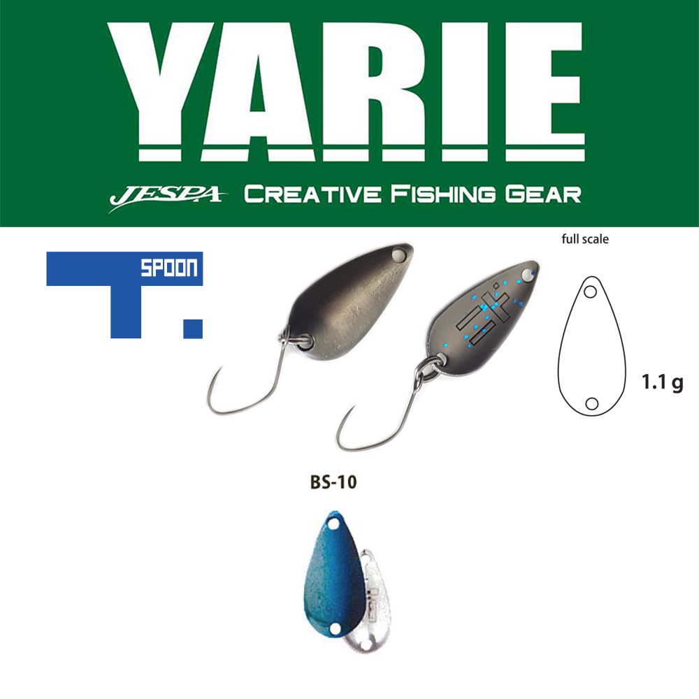 OSCILANTA YARIE 706 T-SPOON 1.1gr Culoare BS10 Blue/Silver
