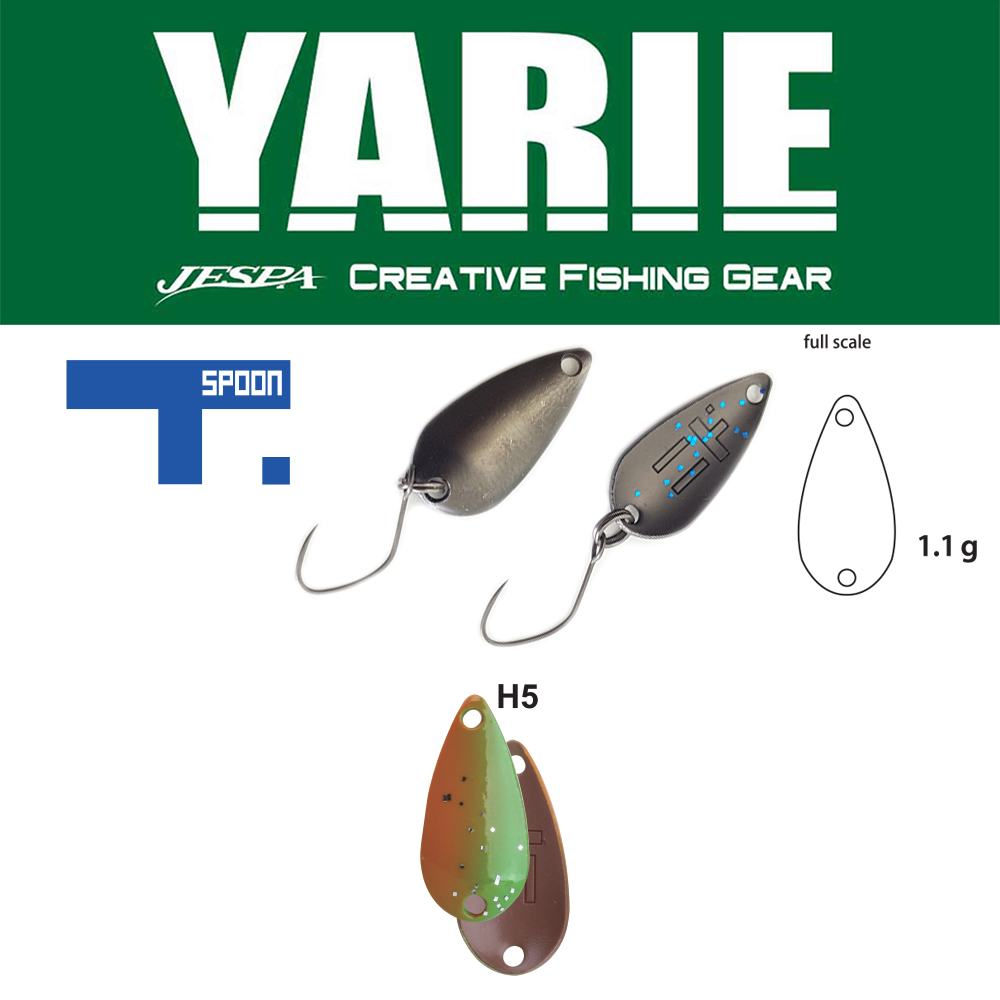 OSCILANTA YARIE 706 T-SPOON 1.1gr Culoare H5 Thirty Eight