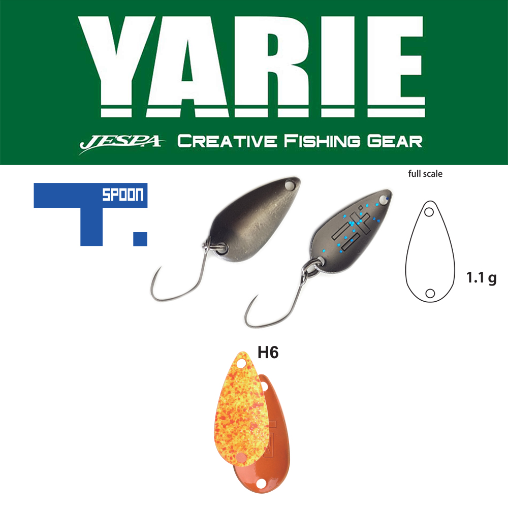 OSCILANTA YARIE 706 T-SPOON 1.1gr Culoare H6 Daidai Squash
