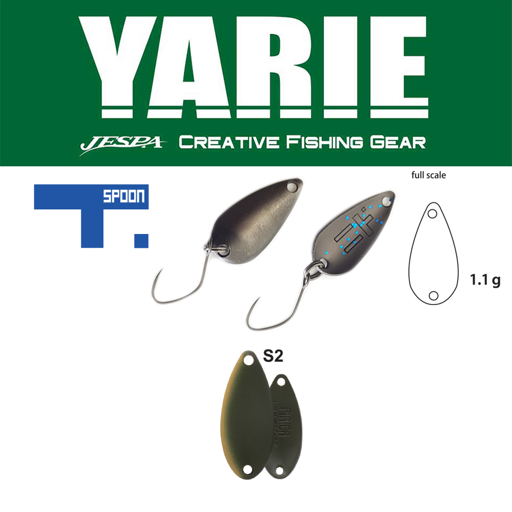 OSCILANTA YARIE 706 T-SPOON 1.1gr Culoare S2 Dark Olive