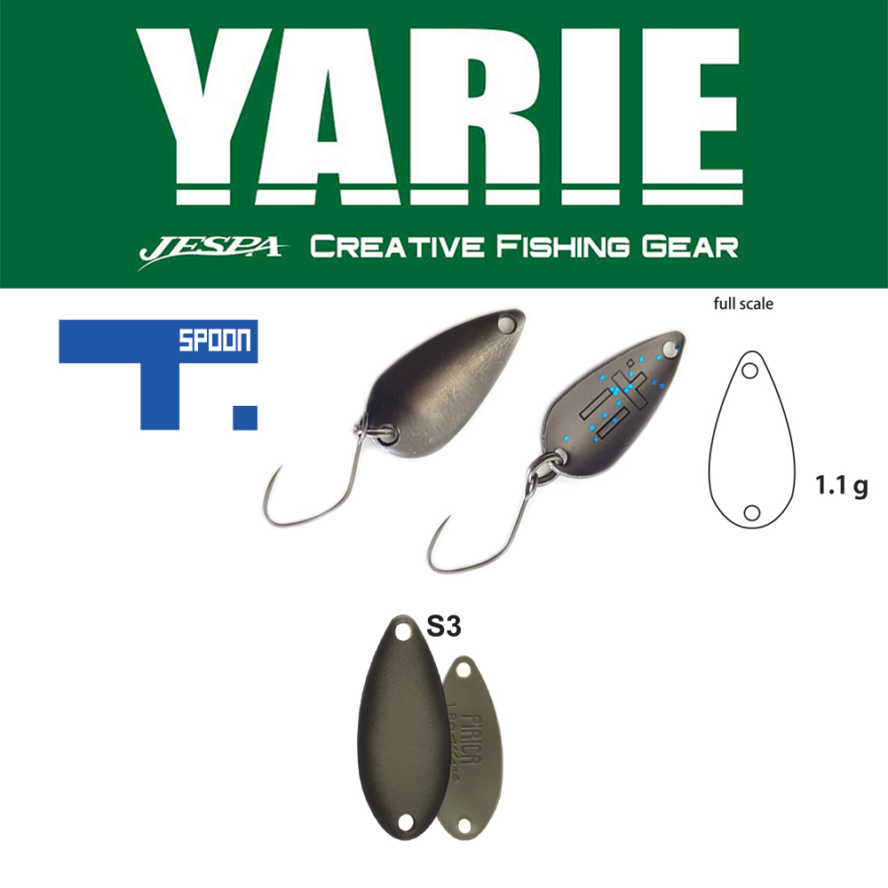 OSCILANTA YARIE 706 T-SPOON 1.1gr Culoare S3 Decayed Leaf