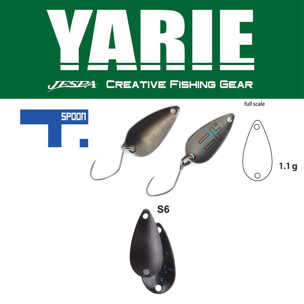 OSCILANTA YARIE 706 T-SPOON 1.1gr Culoare S6 Ganmeta Jewel
