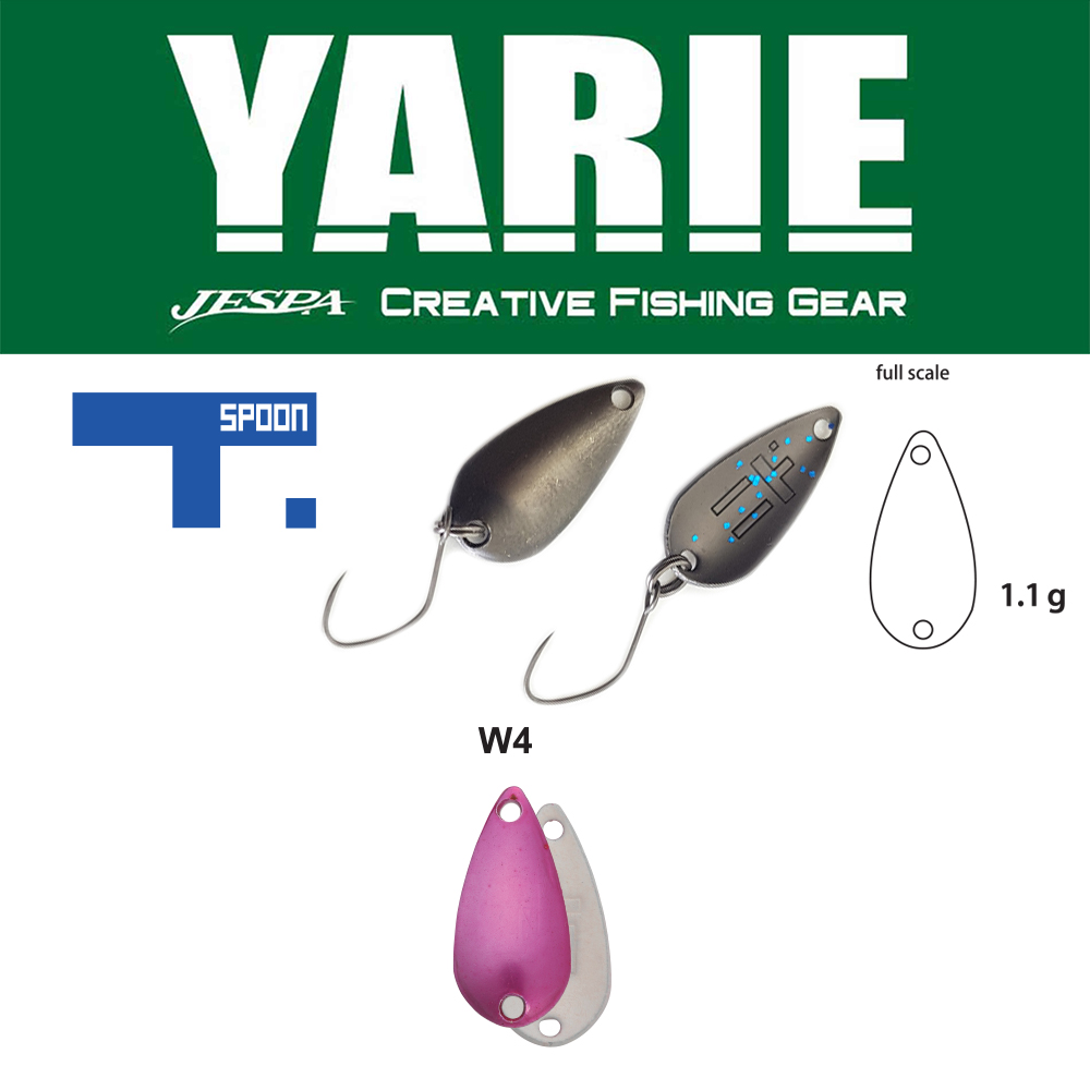 OSCILANTA YARIE 706 T-SPOON 1.1gr Culoare W4 Norinori Pink