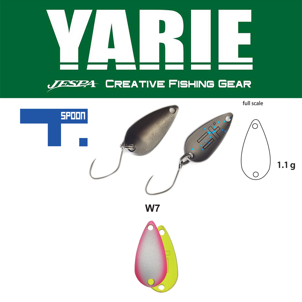 OSCILANTA YARIE 706 T-SPOON 1.1gr Culoare W7 WPN-N