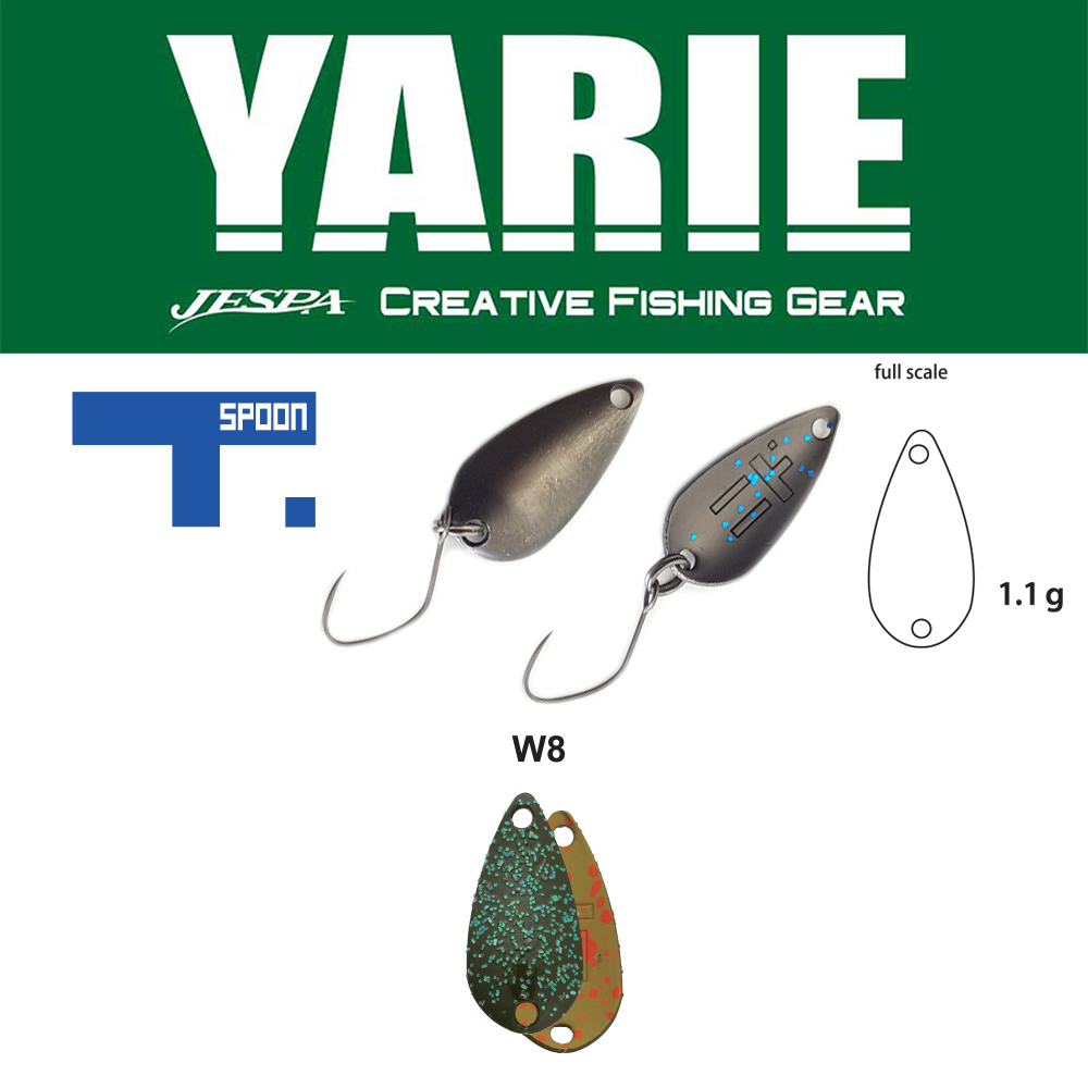 OSCILANTA YARIE 706 T-SPOON 1.1gr Culoare W8 Iwadatami
