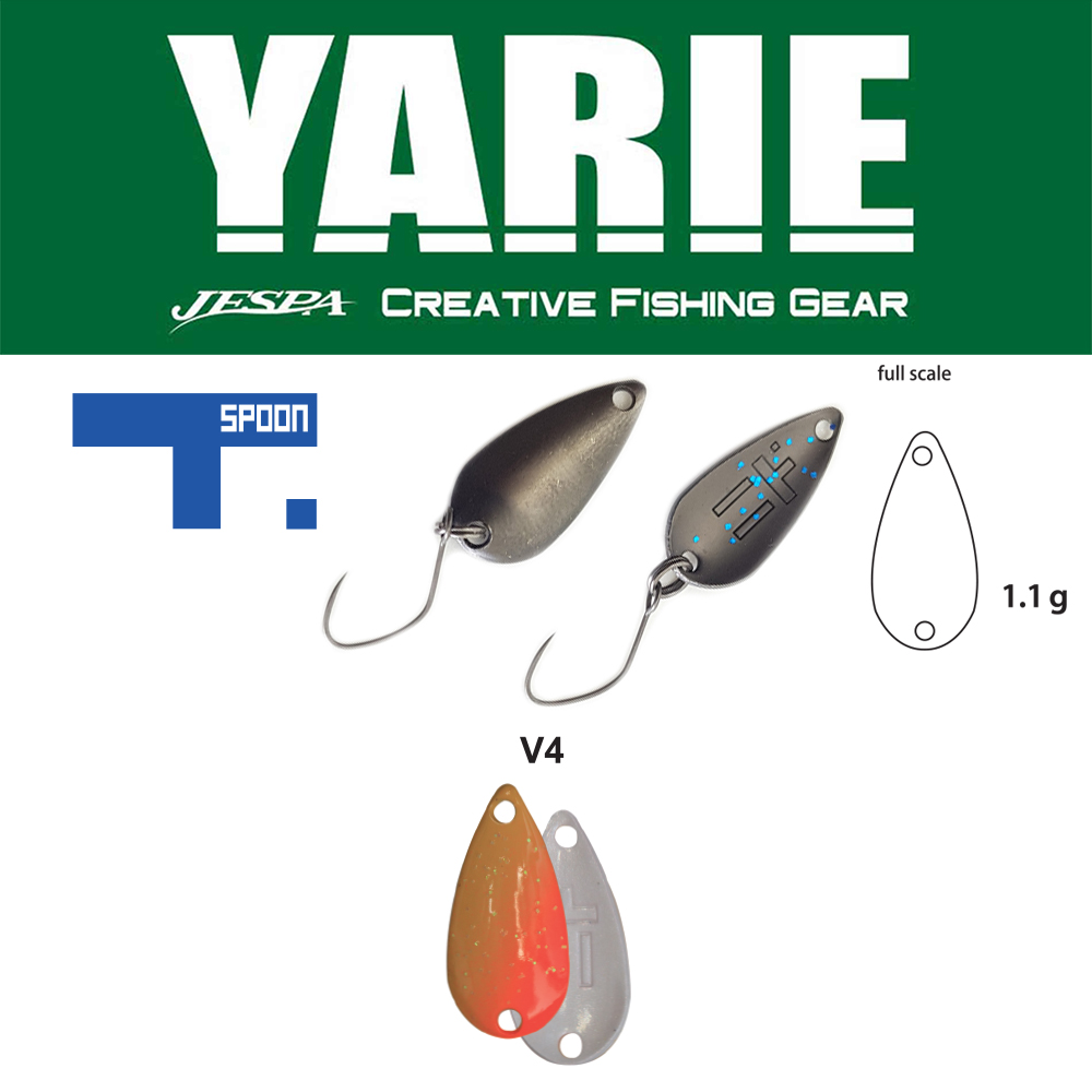 OSCILANTA YARIE 706 T-SPOON 1.4gr Culoare V4 MG Ice