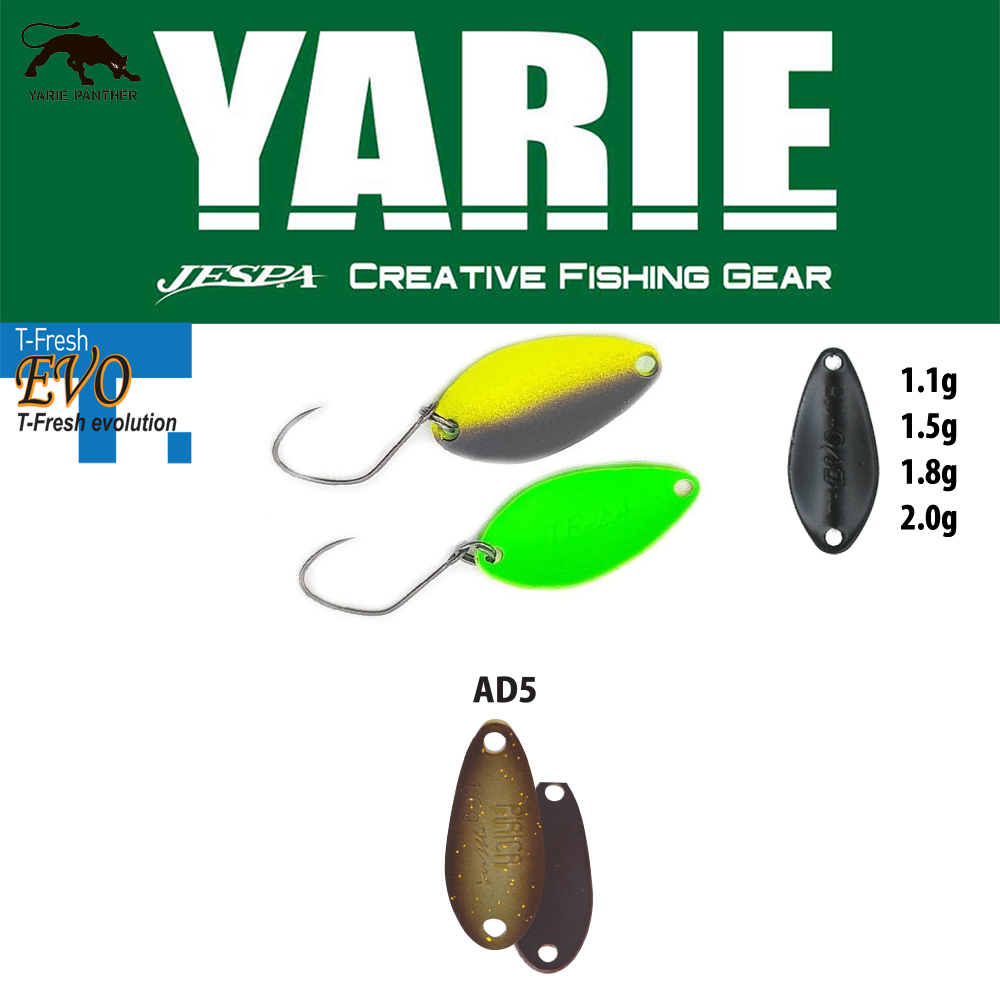 OSCILANTA YARIE 710T T-FRESH EVO 1.1gr Culoare AD5 Algae