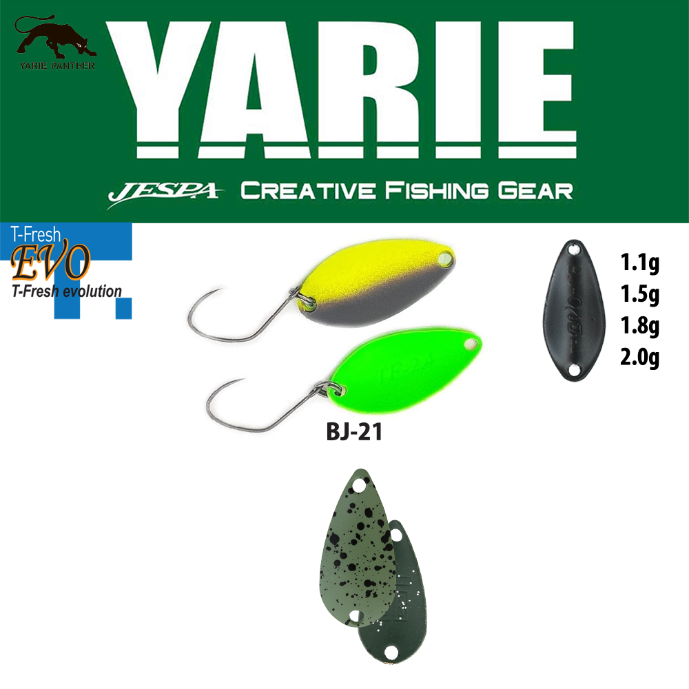 OSCILANTA YARIE 710T T-FRESH EVO 1.1gr Culoare BJ-21 Edamame