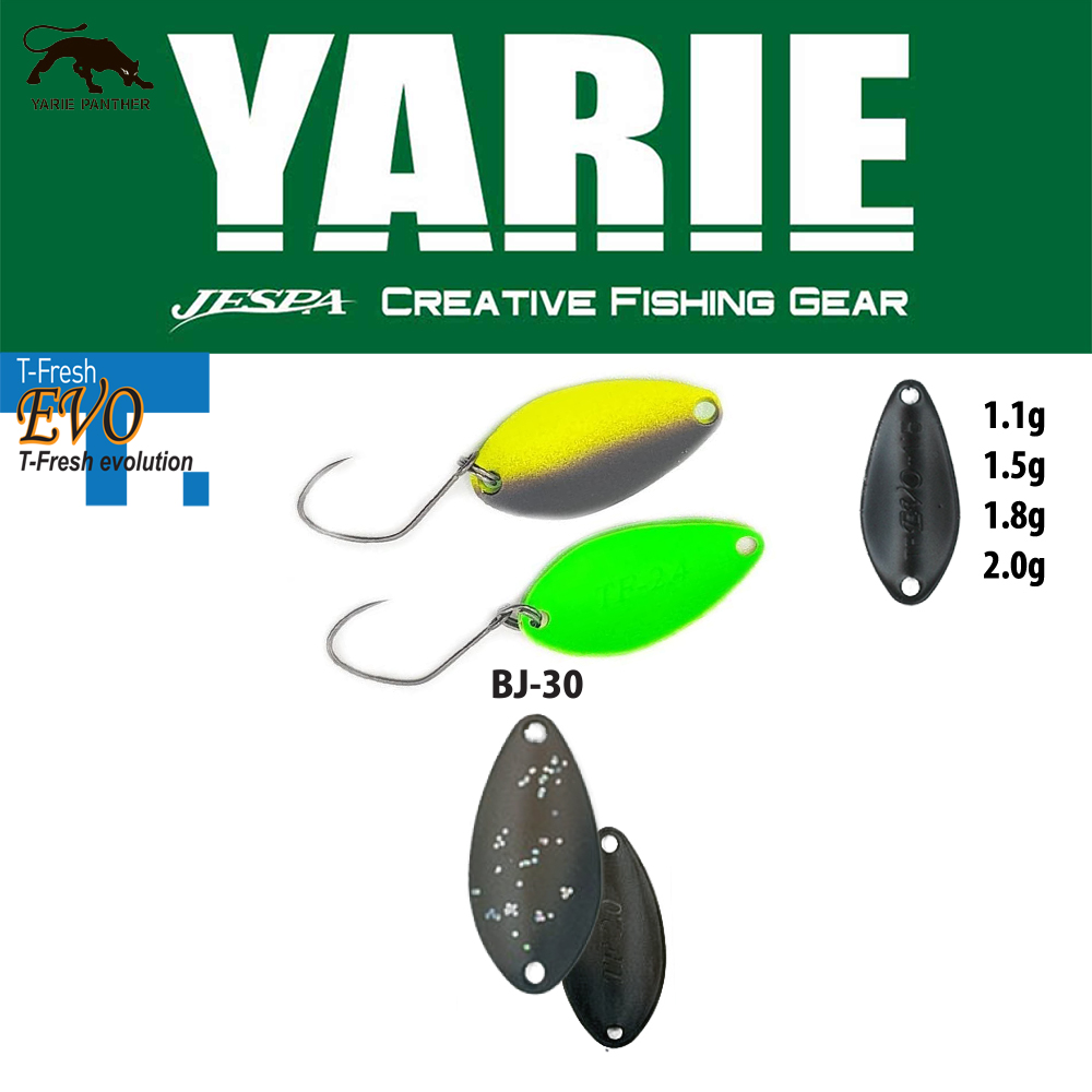 OSCILANTA YARIE 710T T-FRESH EVO 1.1gr Culoare BJ-30 Toichigi Brown