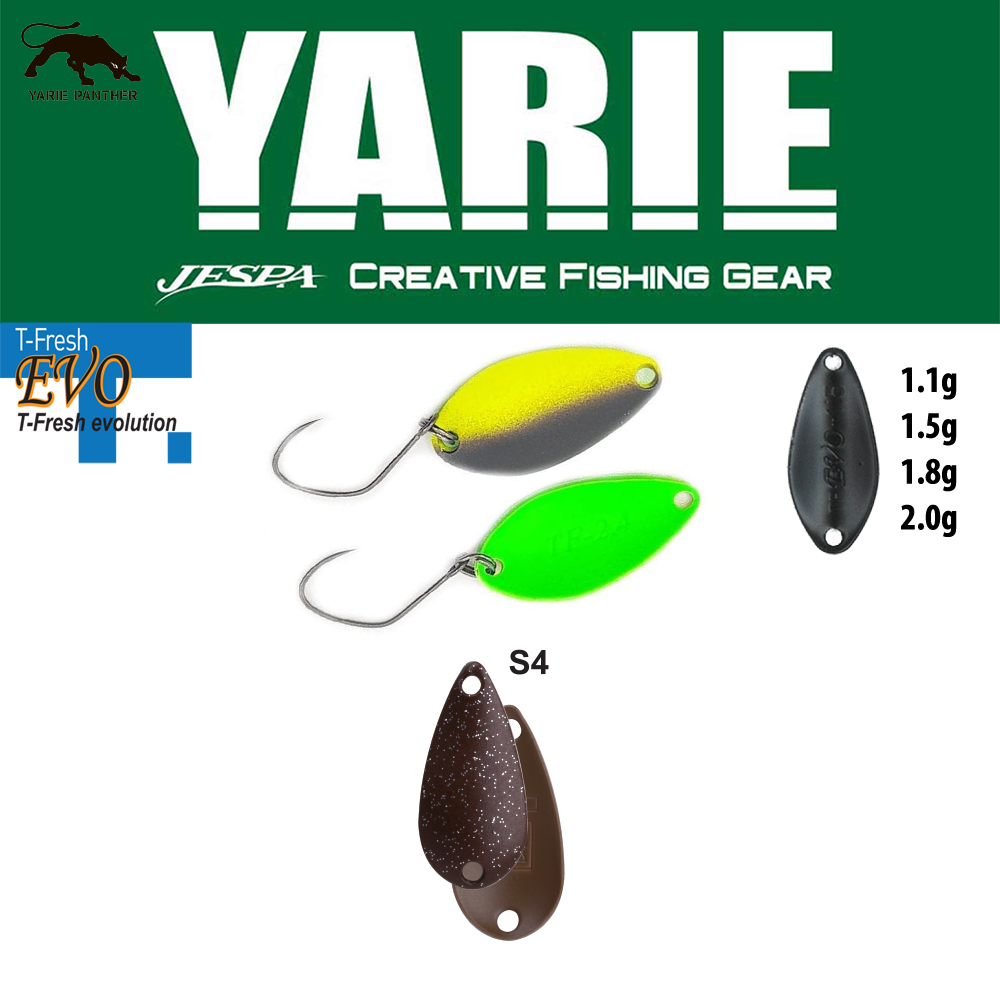 OSCILANTA YARIE 710T T-FRESH EVO 1.1gr Culoare S4 Marron Squash