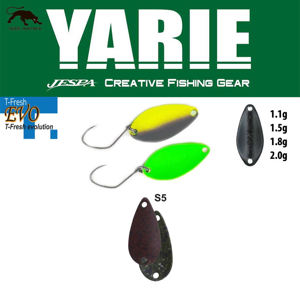 OSCILANTA YARIE 710T T-FRESH EVO 1.1gr Culoare S5 Keime Light Pellet