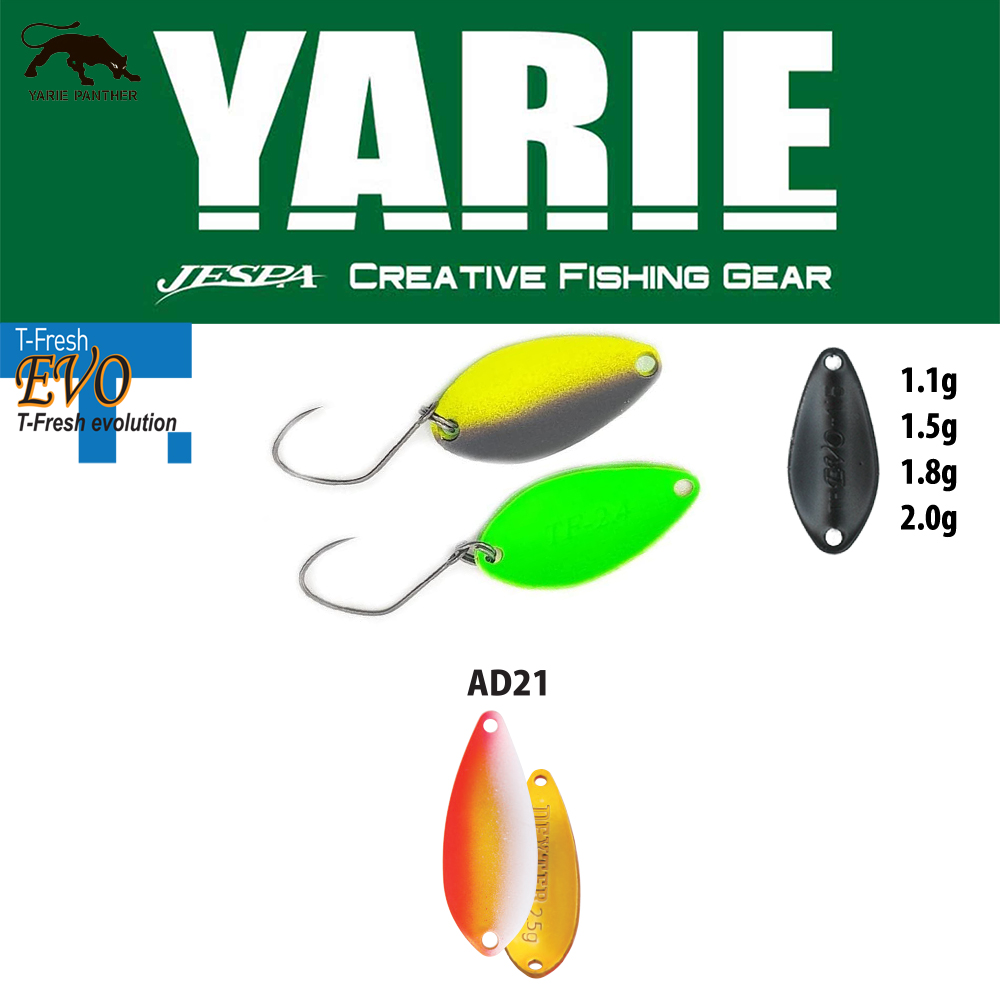 OSCILANTA YARIE 710T T-FRESH EVO 1.5gr Culoare AD21 Uzakin