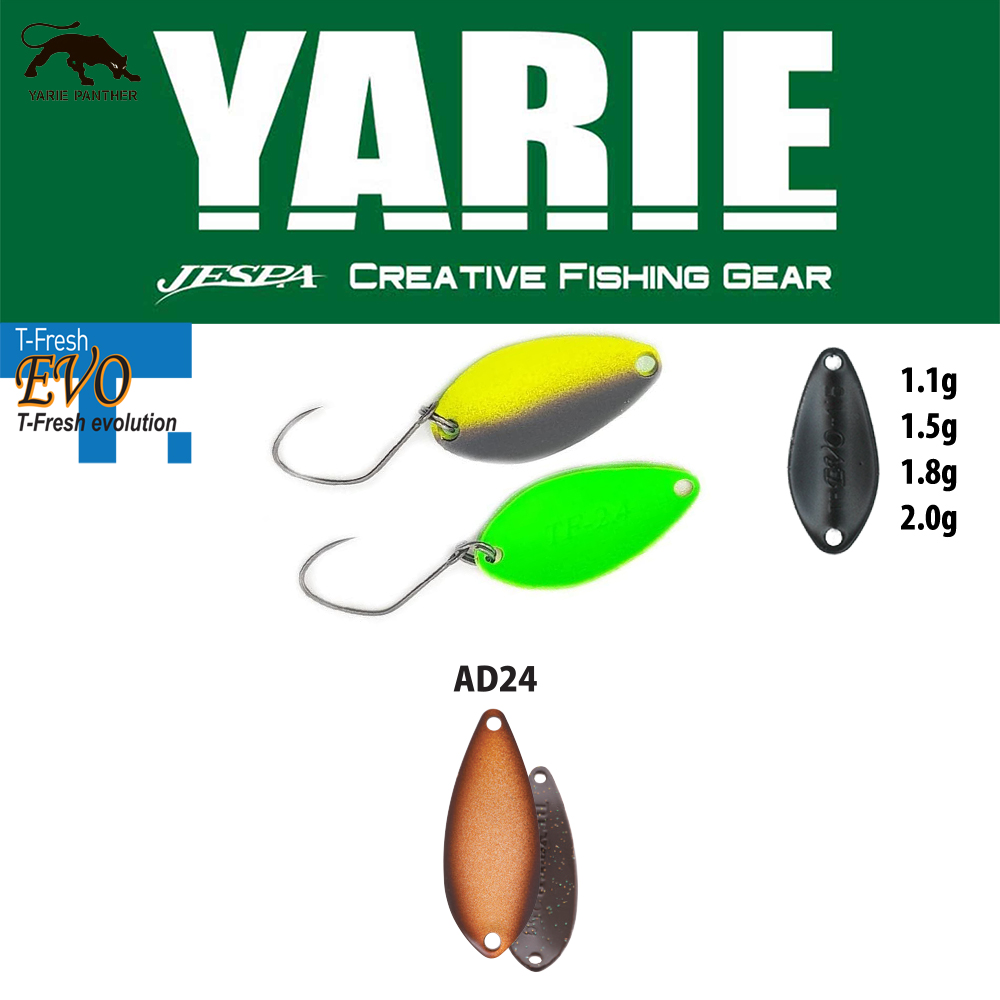 OSCILANTA YARIE 710T T-FRESH EVO 1.5gr Culoare AD24 Oyster