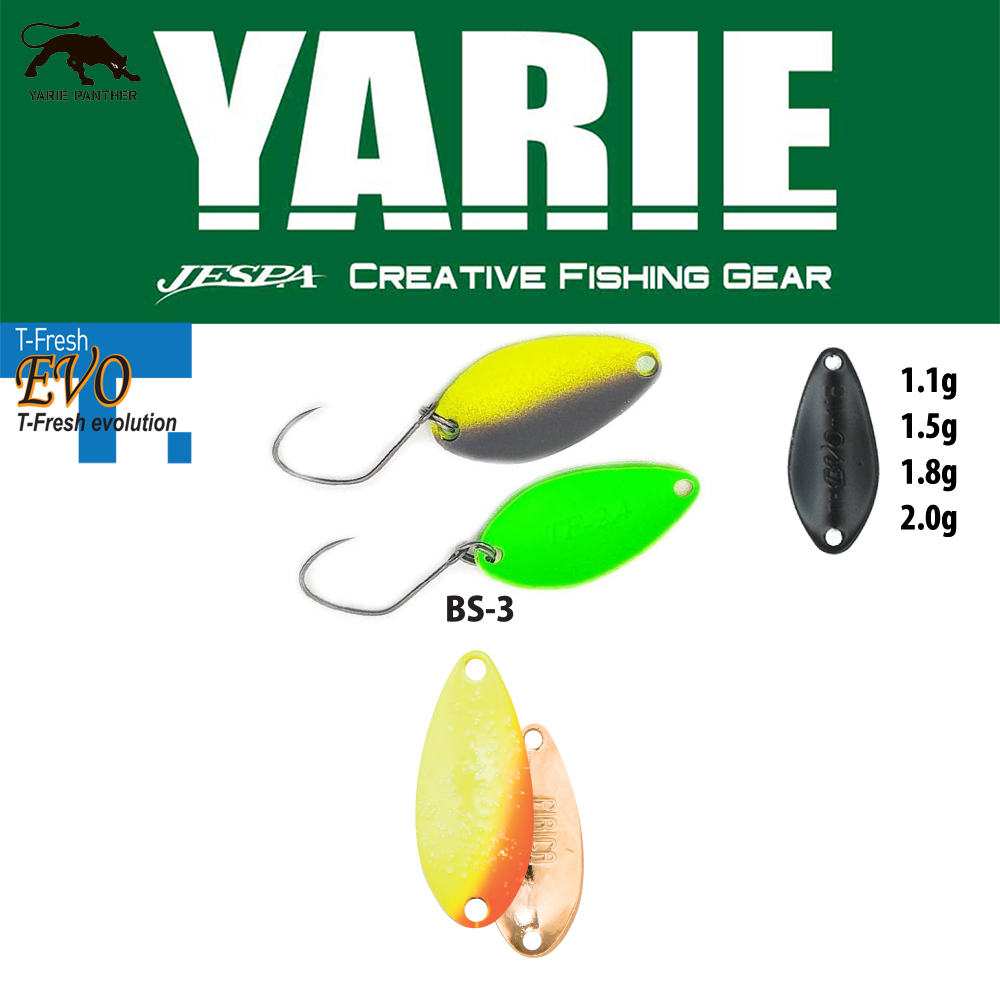 OSCILANTA YARIE 710T T-FRESH EVO 1.5gr Culoare BS-3 First Lemon