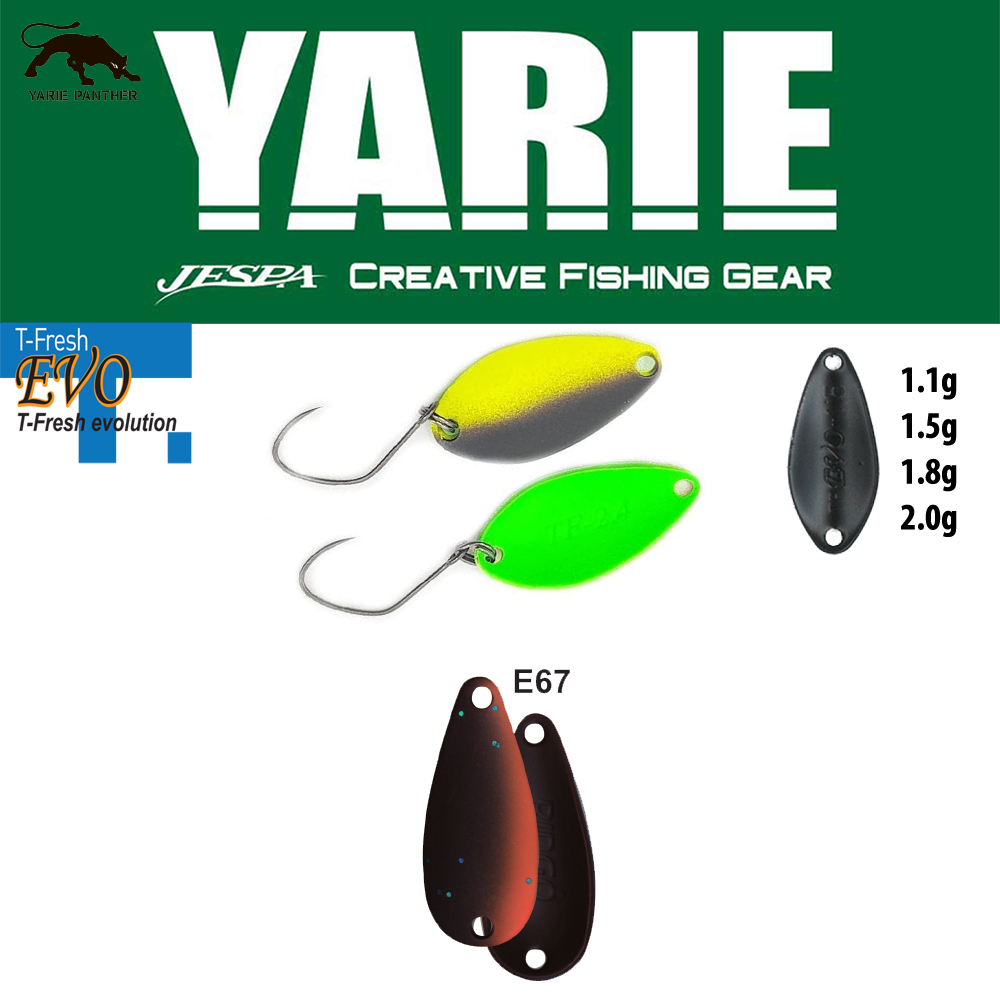 OSCILANTA YARIE 710T T-FRESH EVO 1.5gr Culoare E67 Winner Brown