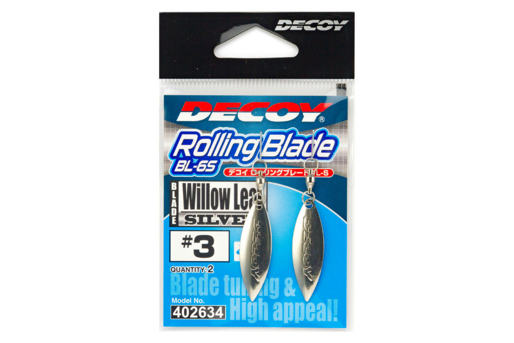 PALETA CU VARTEJ DECOY BL-5S WILLOW LEAF SILVER 3