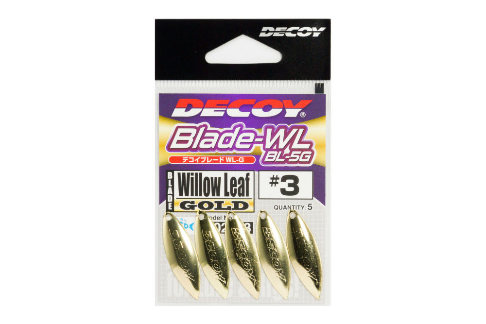 PALETA DECOY BL-6G WILLOW LEAF GOLD 3.5