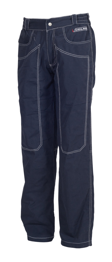 PANTALONI COLMIC BUMBAC ALBASTRU M