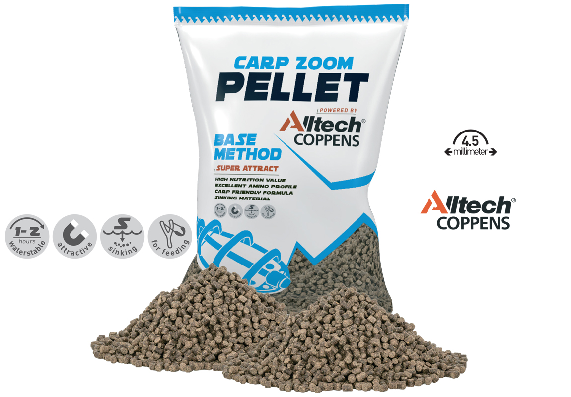 PELETE CARP ZOOM BASE METHOD PELLET 4.5mm 800gr