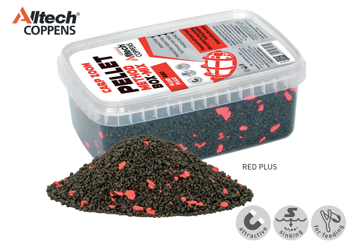 PELETE CARP ZOOM FLUO RED PLUS PELLET 500gr