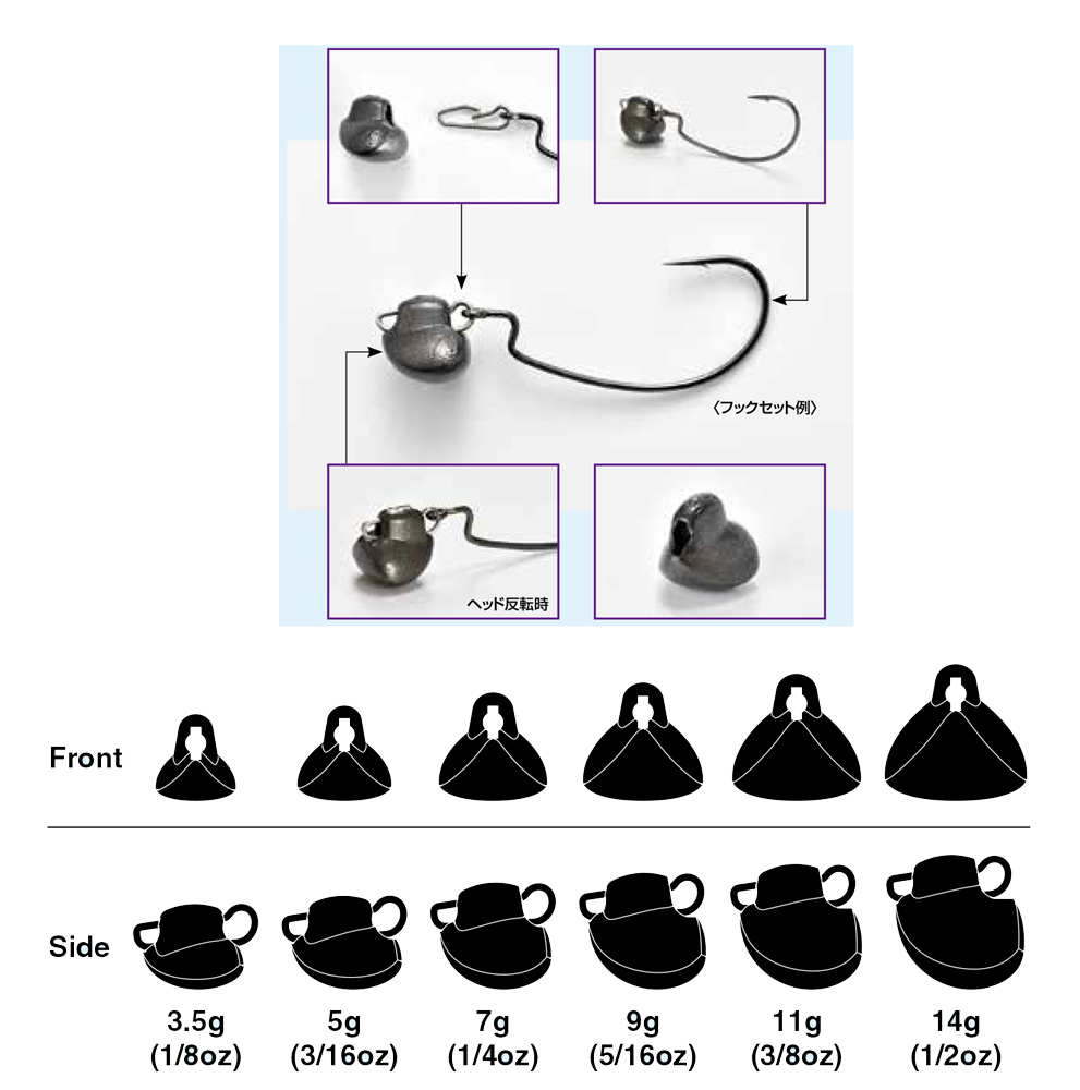 PLUMBI OFFSET DECOY DS-13 SWITCH HEAD 9gr