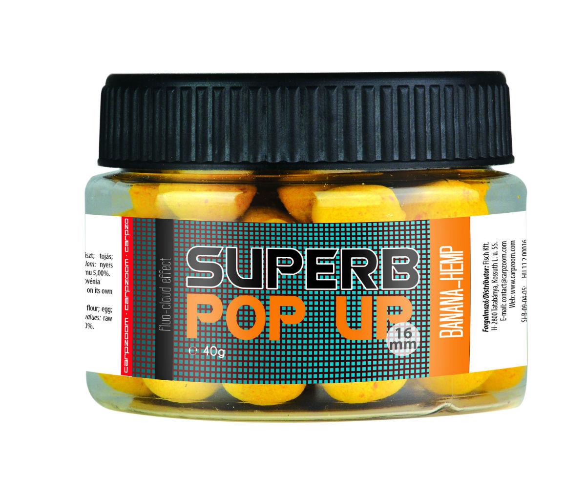 POP UP BOILIES SUPERB 16mm 40gr Scopex-Tigernuts