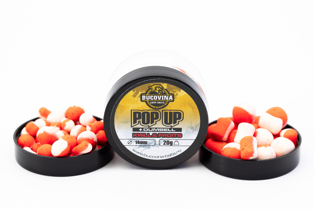 Pop-Up Bucovina Baits Krill & Fruits 8-11mm