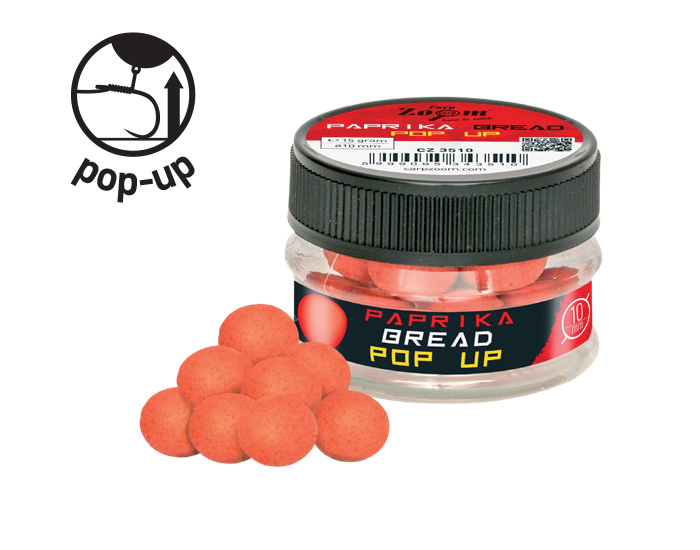 POP-UP CARP ZOOM PAPRIKA BREAD 15gr 10mm