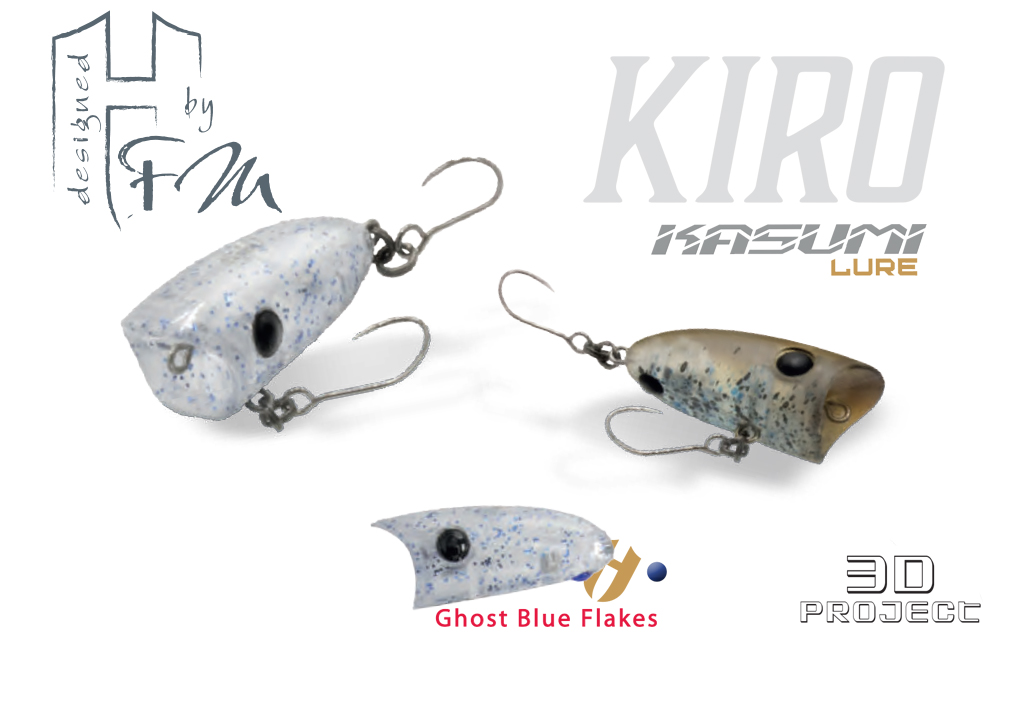POPPER AREA KIRO F 2.7cm 1.8gr Ghost Blue Flakes