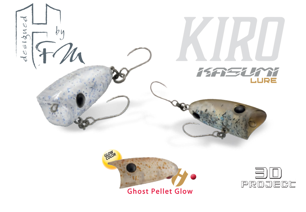 POPPER AREA KIRO F 2.7cm 1.8gr Ghost Pellet Glow