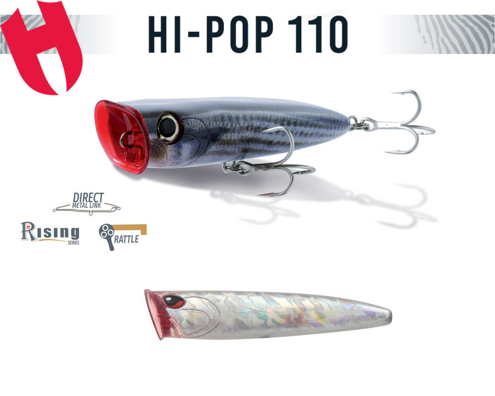 POPPER HI-POP 11cm 26gr White Flash